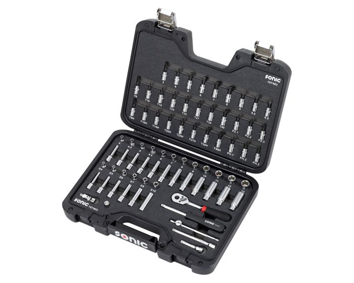 Doppenassortiment-met-ratel-1/4-"-74-delig