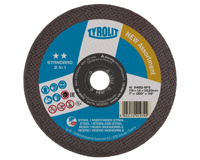 Disque-à-tronçonner-Standard,-125-x-1,6-mm-25-pièces