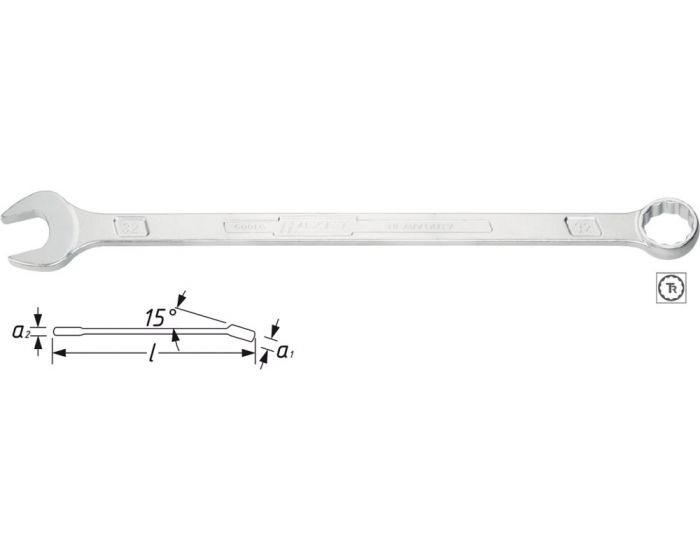 Steek-/ringsleutel-lang-15-mm